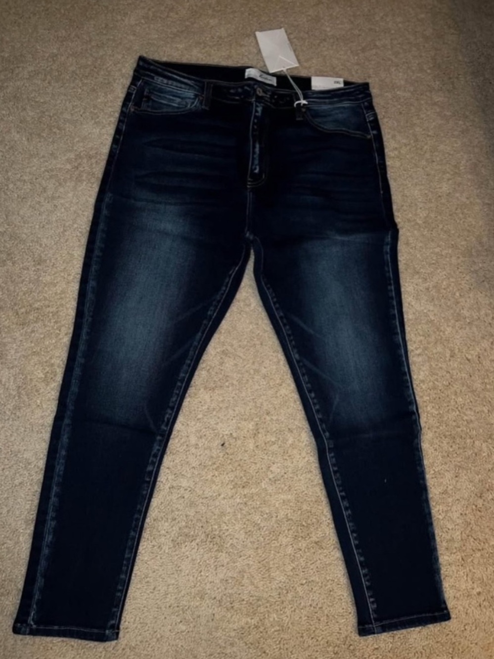 Kancan Women's Dark Wash Skinny Jeans Size 2XL